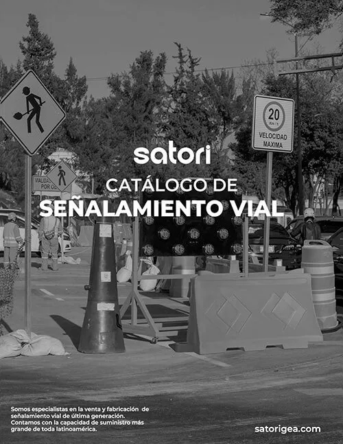 Portada del Catálogo Señalamiento Vial