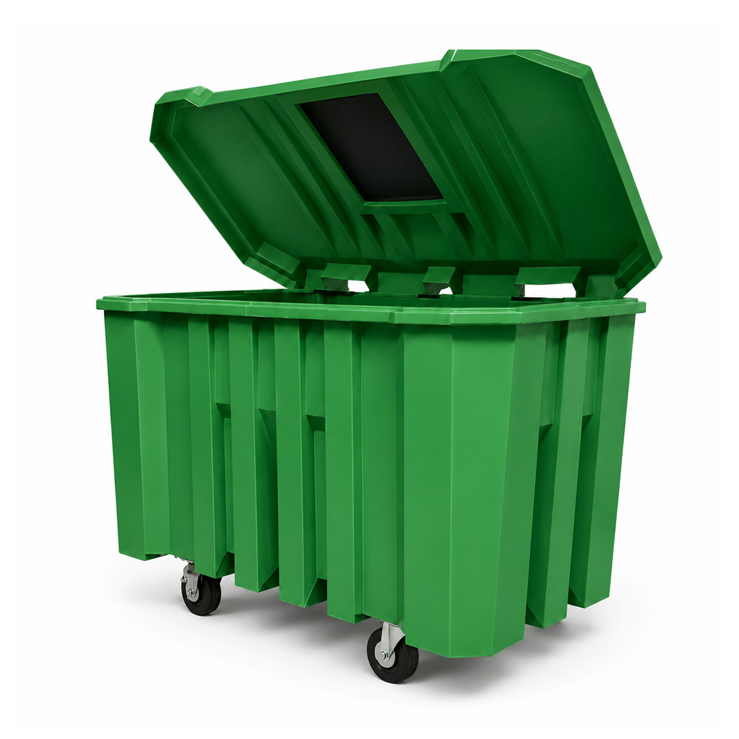 Contenedor Shell 2000 L Verde Ecologico miniatura 2