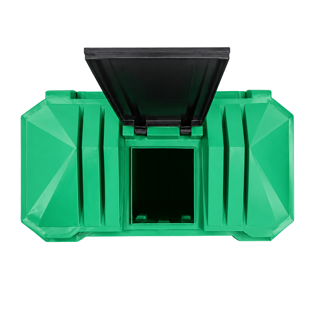 Contenedor Shell 2000 L Verde Ecologico miniatura 6