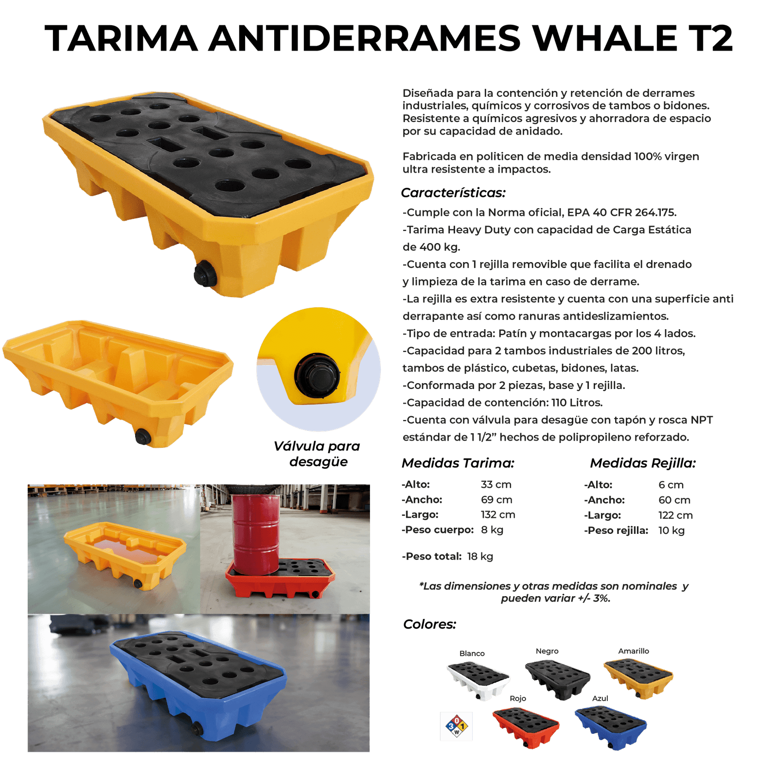 Satori Ficha Tarima Whale T2